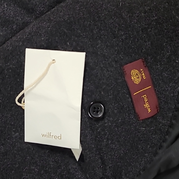 Wilfred Cocoon Coat size xs charcoal - Picture 3 of 4